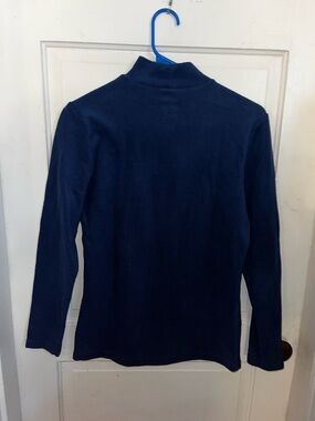32 Degrees Heat Navy Performance Mock-Neck Top